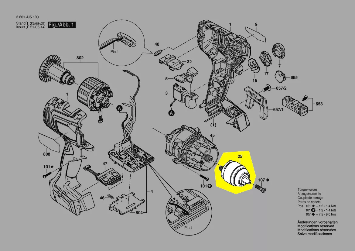 Mandrin à serrage rapide réf. 1 600 A02 HZ9 Bosch